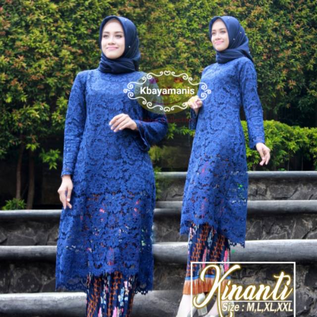 Jual Kebaya brokat terlaris model kurung Indonesia|Shopee Indonesia
