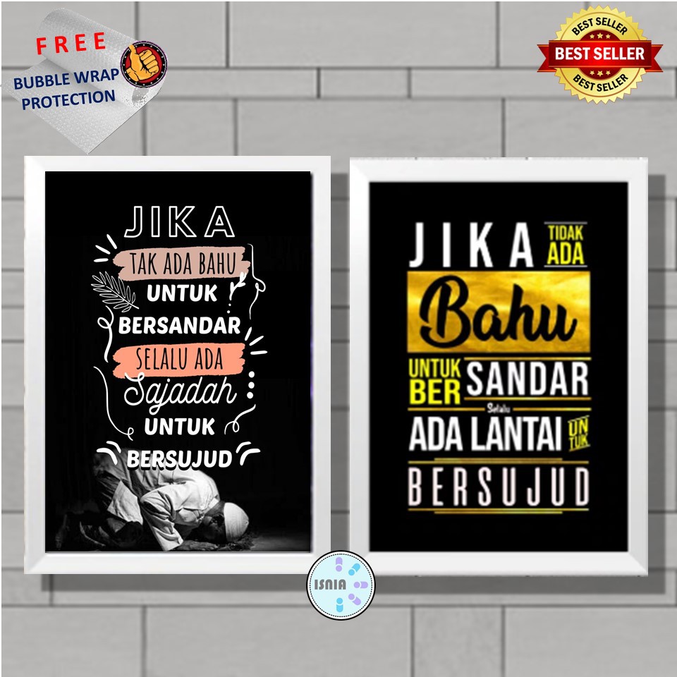 Poster Dinding Hiasan Bingkai Foto Kata Kata Mutiara | Shopee Indonesia