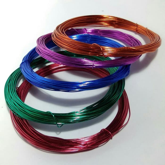 KAWAT WARNA KAWAT KERAJINAN 0 6 mm 10 meter Diskon | Shopee Indonesia