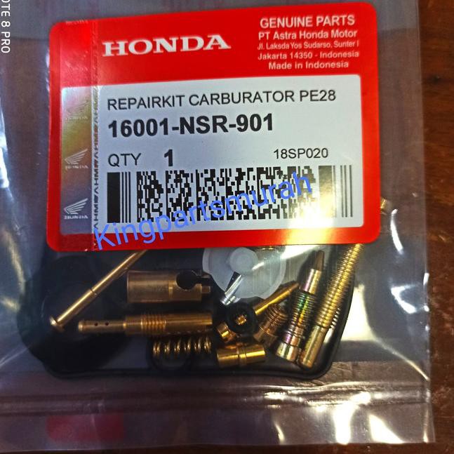 0Q0 Repair Kit Karburator Honda NSR Repairkit Carburatir PE28 Parkit ｀ |  Shopee Indonesia