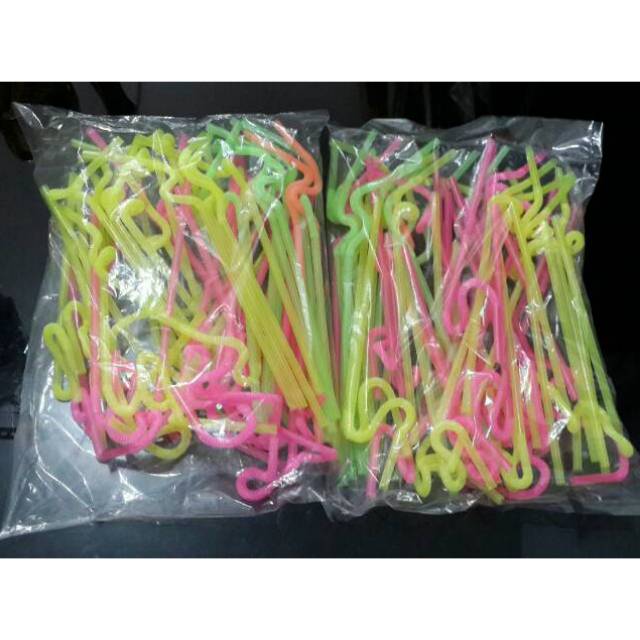 Sedotan Fungky / Sedotan Straw /Sedotan Unik /Sedotan Ulir Spiral 6mm |  Shopee Indonesia