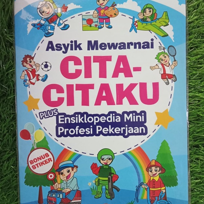 Asyiknya Mewarnai cita citaku plus Ensiklopedia mini profesi pekerjaan |  Shopee Indonesia