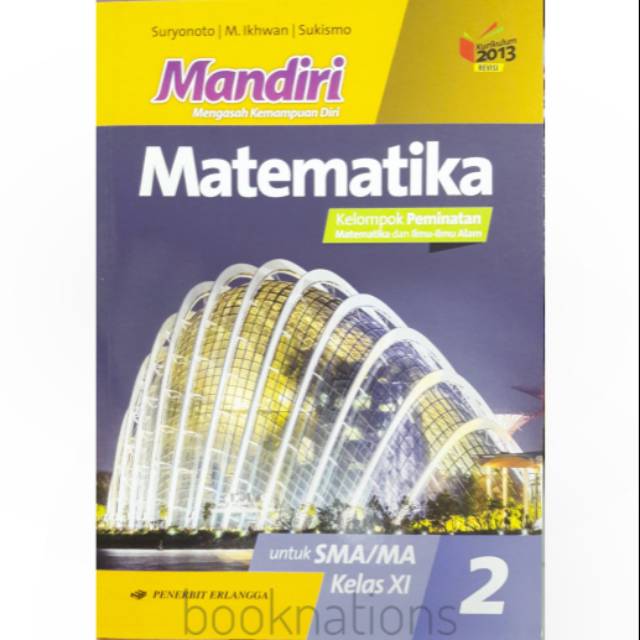 BUKU SOAL MANDIRI MATEMATIKA PEMINATAN SMA KELAS 11 XI ERLANGGA | Shopee  Indonesia