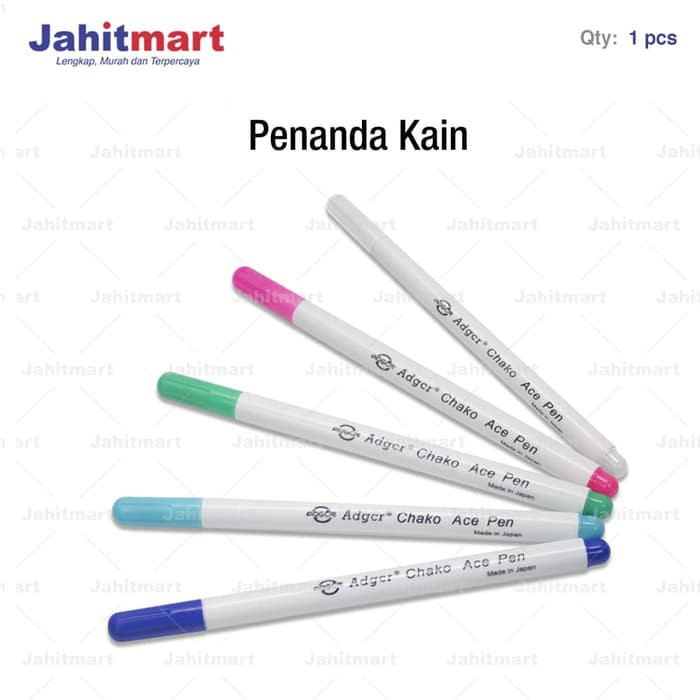 TERBARU SPIDOL PENANDA KAIN / WATER ERASABLE PEN / FABRIC MARKER - PUTIH  JHTMRT | Shopee Indonesia