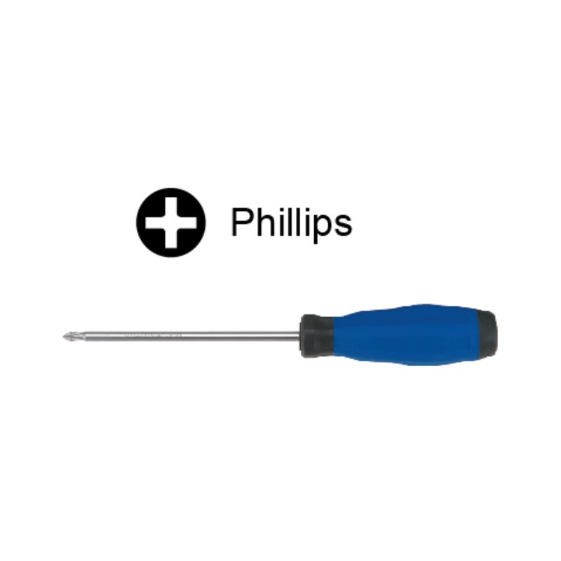 GESTAR/CROSSMAN-Obeng Plus Non-Slip Power Screwdrivers PH0 3.2x100 mm |  Shopee Indonesia