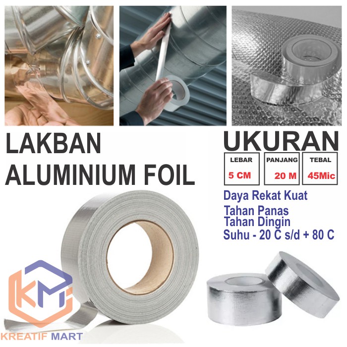 Aluminium Foil Tambal Panci Tahan Panas 5CM X 20 Meter | Shopee Indonesia