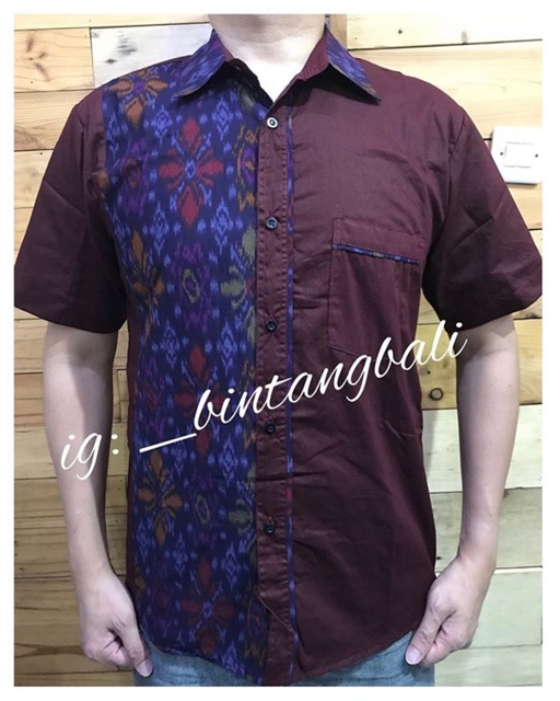 30 Model  Baju  Endek  Bali Pria  Fashion Modern dan 