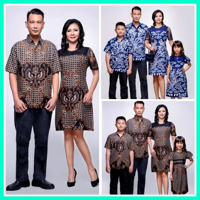 Jual Batik Keluarga / Batik Couple / Batik Sarimbit / Baju Batik / Seragam  Batik / Cinta Batik Indonesia Indonesia|Shopee Indonesia