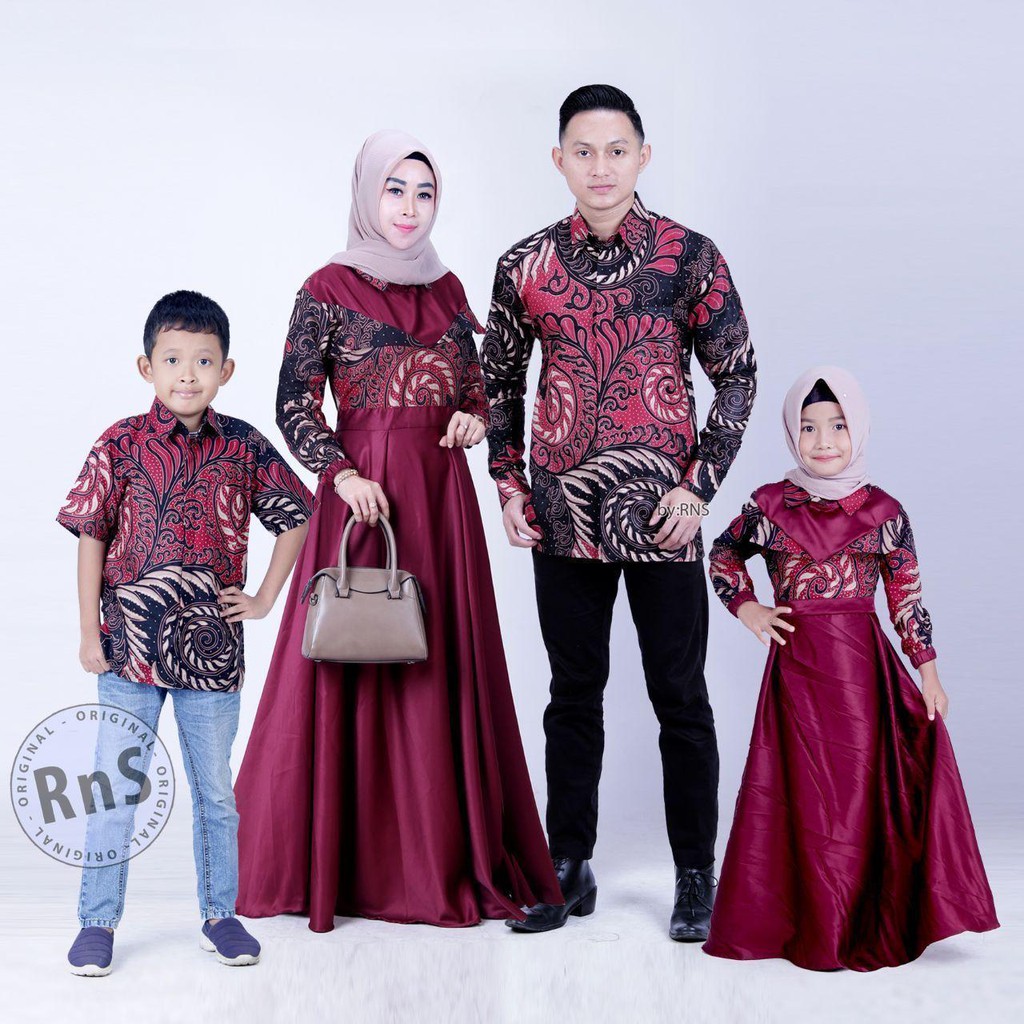Jual Baju Batik Kondangan Keluarga Modern / Seragam Batik Keluarga Family  Pesta Pernikahan Kekinian Indonesia|Shopee Indonesia