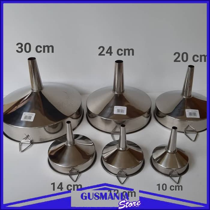Corong Minyak Stainless Steel Alat Tuang Cairan Bulat Serbaguna | Shopee  Indonesia