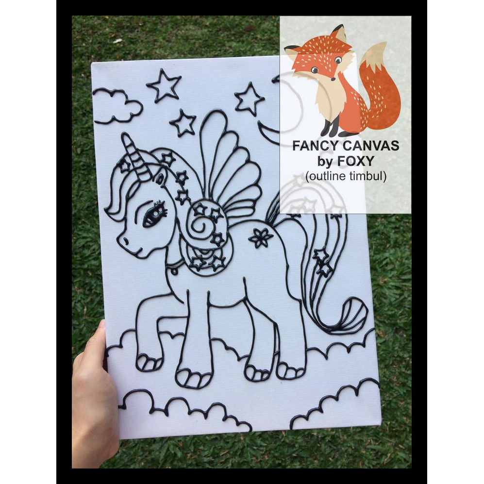 New Kanvas Lukis Anak Gambar Unicorn 1 Peralatan Melukis Murah Al6 | Shopee Indonesia 997_X_997_jpg