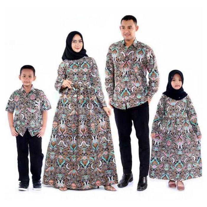 Jual BAJU BATIK COUPLE BATIK KELUARGA 2 ANAK MOTIF BIP BARU BATIK SERAGAM  TERBARU Indonesia|Shopee Indonesia