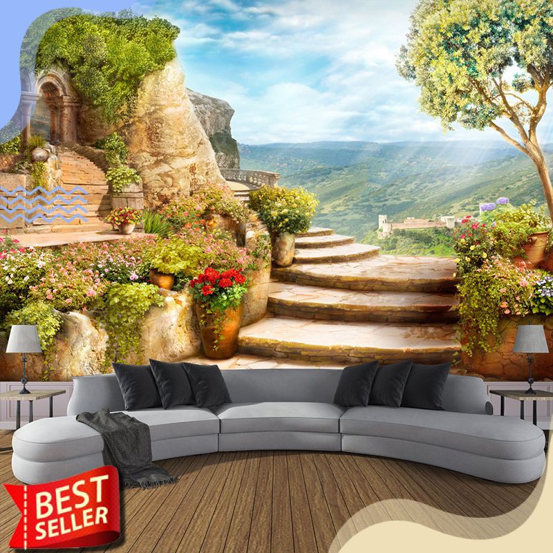 Jual Terbaru Kustom 3D Wallpaper Foto Taman Eropa Pemandangan Alam Mural Besar Kamar Tidur Living Room Indonesia|Shopee Indonesia 800_X_800_jpg