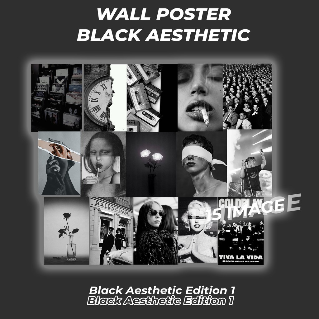 Jual (15 Pcs) Poster Black Aesthetic Wallpaper Edition 1 Indonesia|Shopee Indonesia 1024_X_1024_jpg