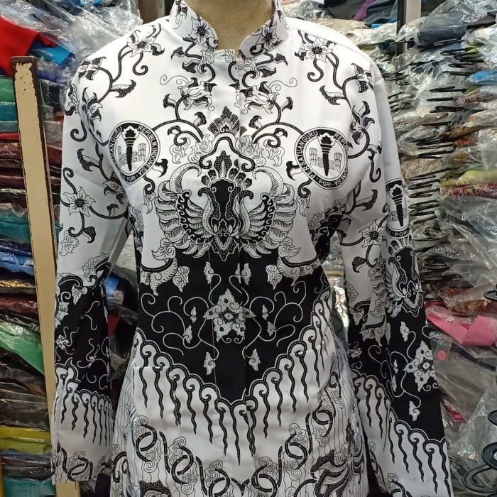Baju PGRI /Batik PGRI / Seragam guru / baju kerja / Hp_1340 | Shopee  Indonesia