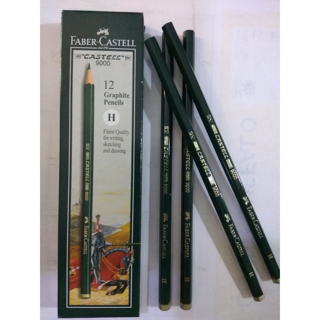 Pensil H , B , 3B , 4B , 5B , 6B , 7B , 8B , 4H faber castell | Shopee  Indonesia