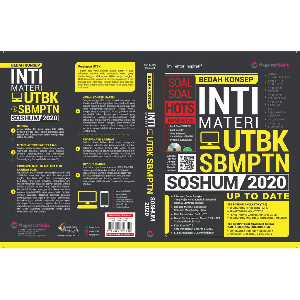BUKU SOAL BEDAH KONSEP INTI MATERI UTBK SBMPTN SOSHUM 2020 TERLENGKAP |  Shopee Indonesia