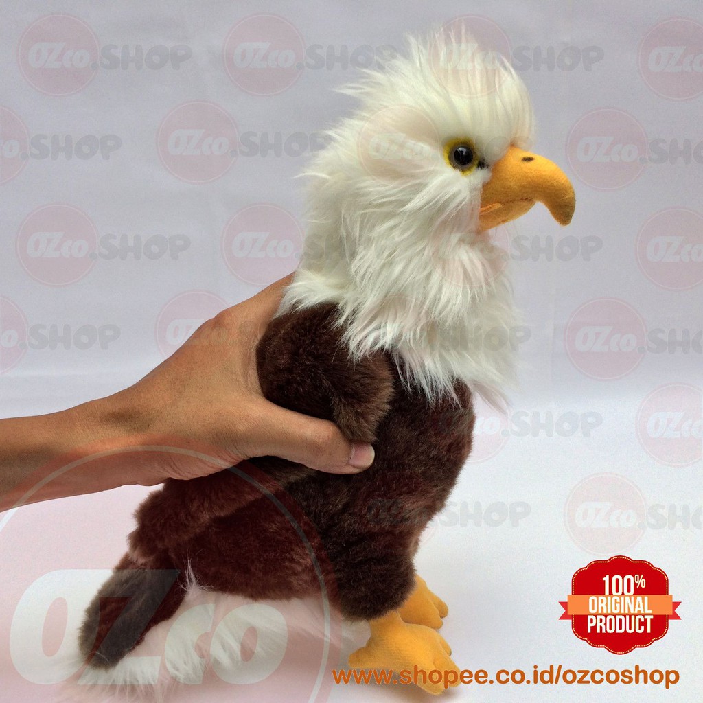 Jual Boneka Hewan Burung Elang Bondol Bald Eagle Original Ozco Soz182 Indonesia|Shopee Indonesia 1024_X_1024_jpg