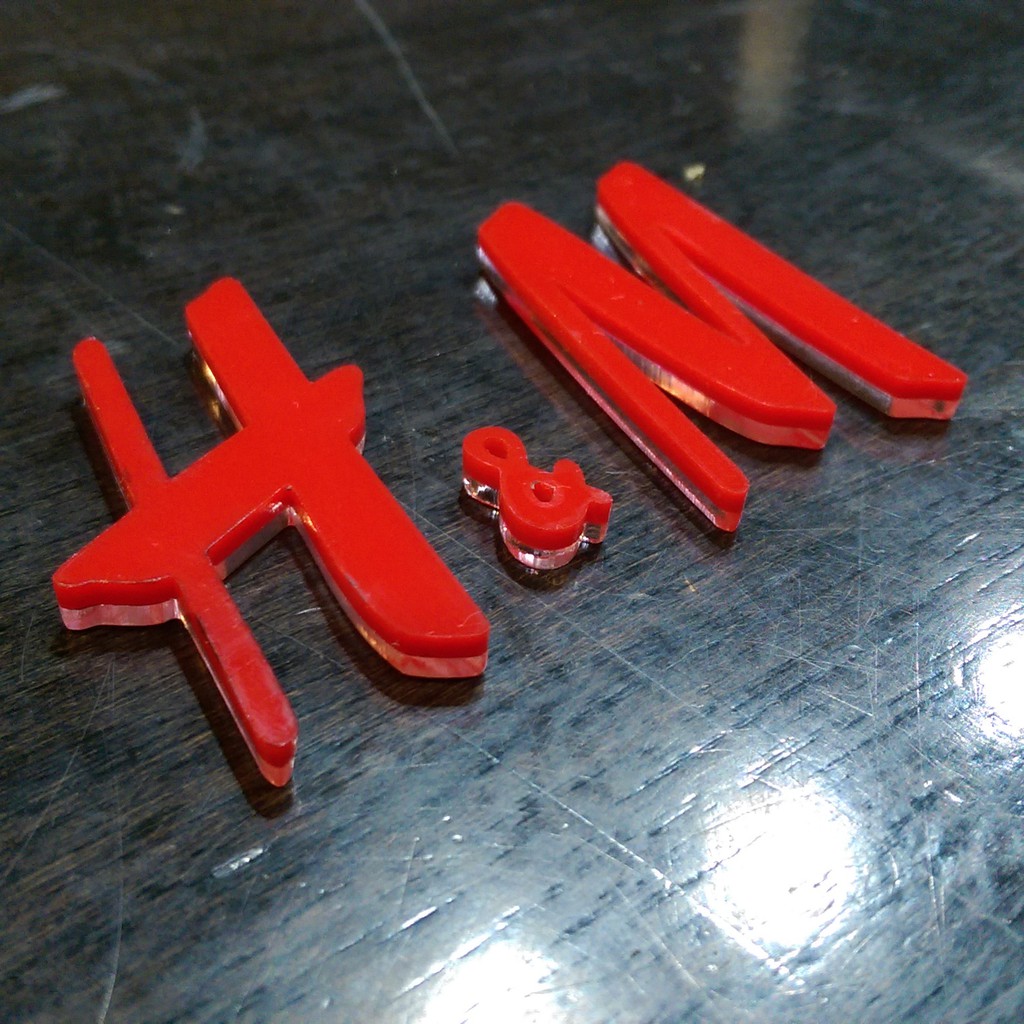 TERMURAH Huruf Timbul Akrilik 2 Warna Tinggi 25 CM Ketebalan 10mm | Shopee  Indonesia