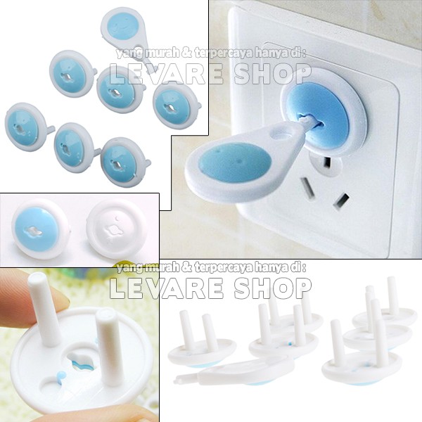 Pengaman Stop Kontak/ Penutup Colokan Listrik Socket Cover Baby Safety  (MODEL 2 PIN) | Shopee Indonesia