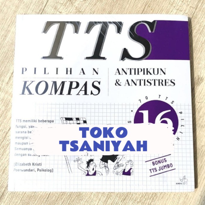 Buku Teka Teki Silang TTS Pilihan Kompas Jilid 16 Buku TTS Kompas Buku  Hiburan Hobi Kuis Quiz | Shopee Indonesia