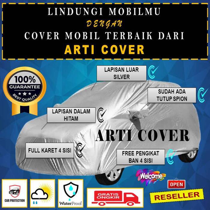 Selimut Sarung Cover Body Mobil Evalia Nissan Evalia Free Pengikat Ban /  ARTI COVER | Shopee Indonesia