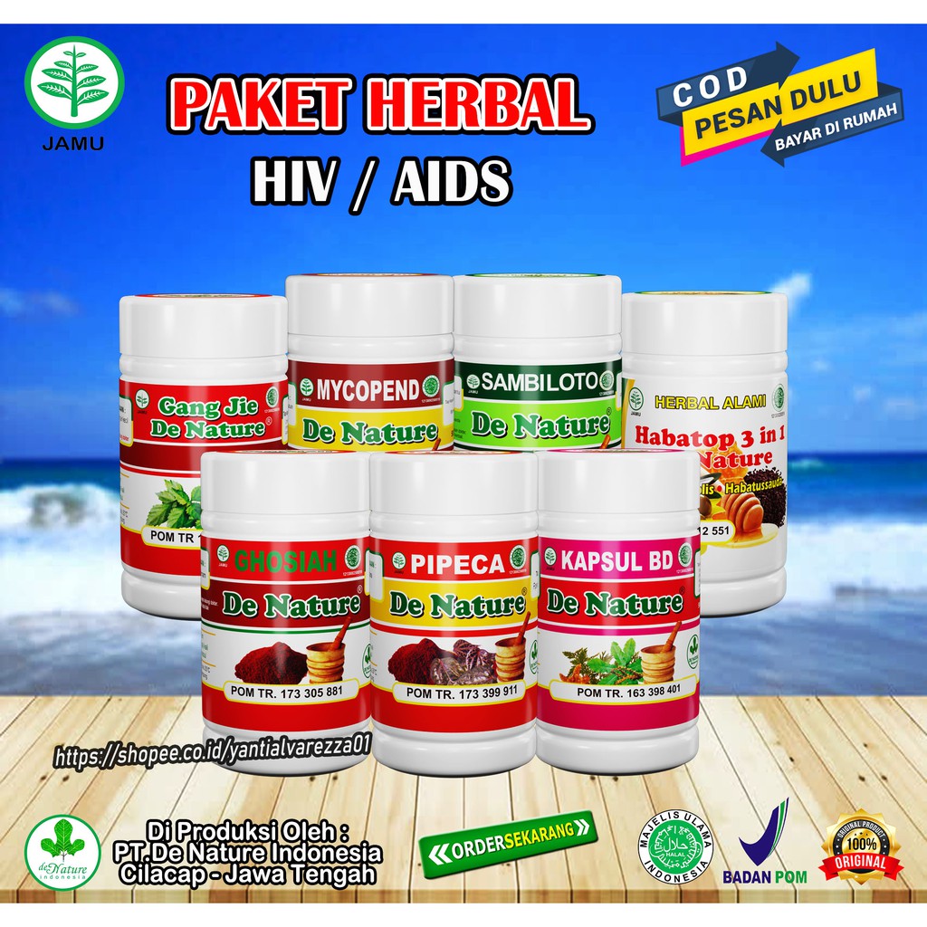 Jual TERBUKTI AMPUH !! OBAT HIV/AIDS DE NATURE-SIPILIS-KENCING NANAH- KEPUTIHAN MENAHUN-RAJA SINGA MANJUR Indonesia|Shopee Indonesia
