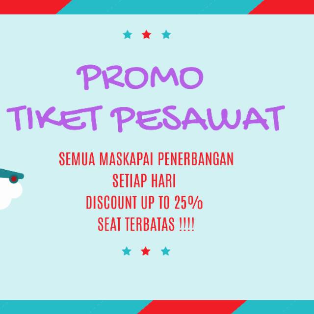 Jual Agen Tiket Pesawat Murah Indonesia|Shopee Indonesia