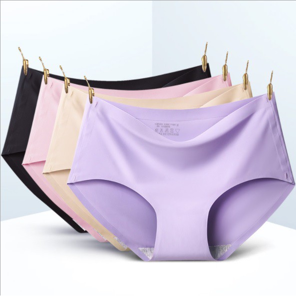 Celana Dalam Seamless Tanpa Jahitan Anti Nyeplak Fashion Es Sutra CD Wanita  Underwear Murah | Shopee Indonesia