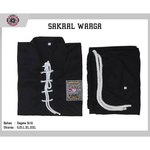 Jual Seragam Pencak Silat Warga Pendekar PSHT Persaudaraan Setia Hati  Terate Indonesia|Shopee Indonesia