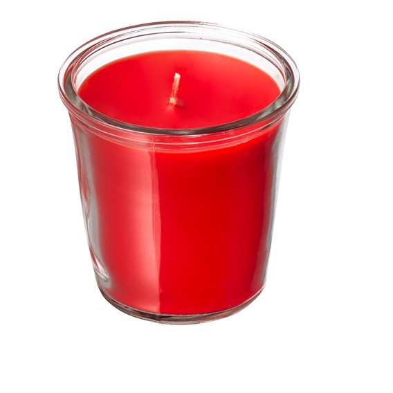 Jual Lilin beraroma dalam gelas, berry mix/merah IKEA SMATREVLIG  Indonesia|Shopee Indonesia