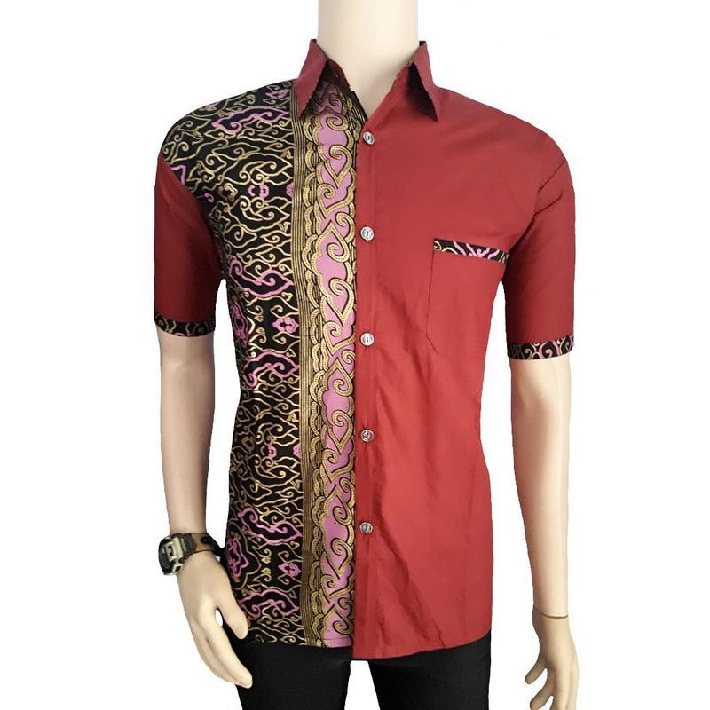 41 Baju Pria Kombinasi Batik Polos, Inspirasi Baju Modis!