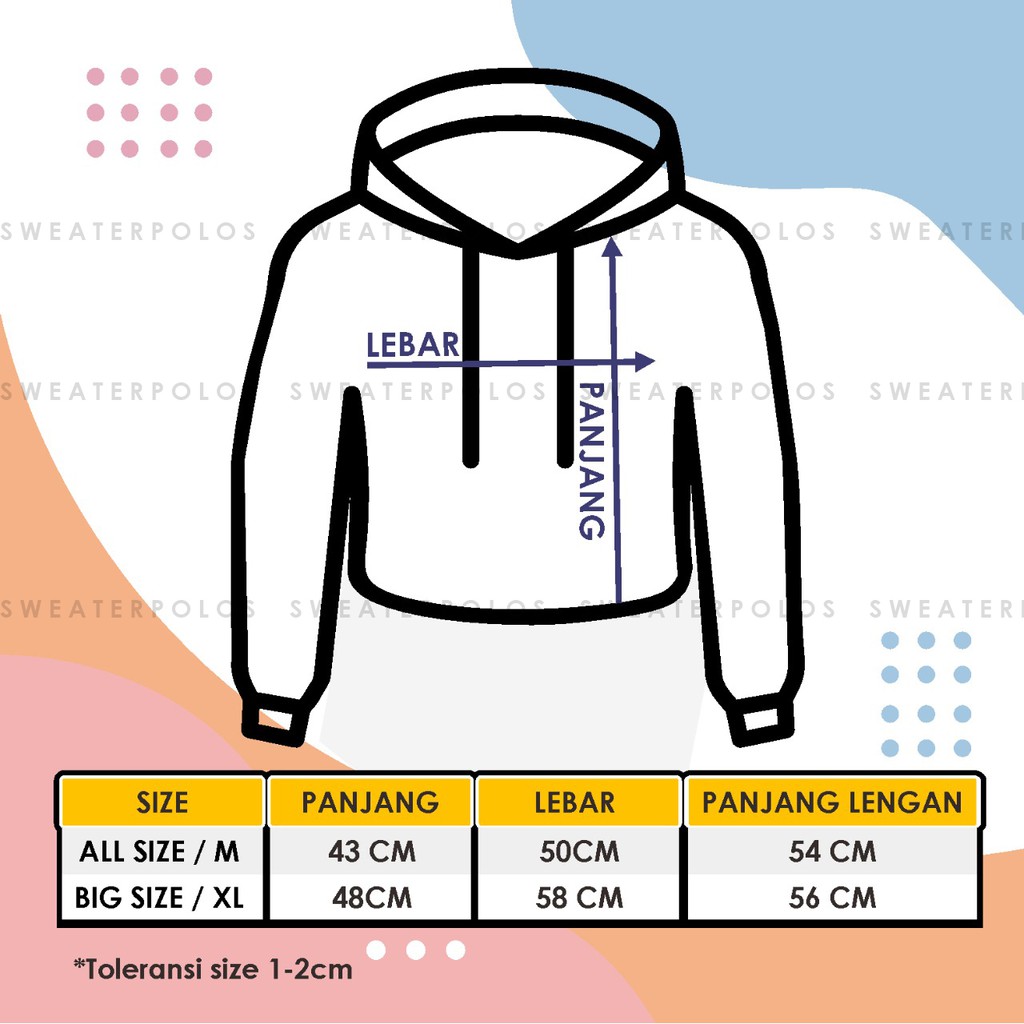 JAKET CROP HOODIE JUMPER WOMAN ALLSIZE FIT TO L DAN XL | Shopee Indonesia