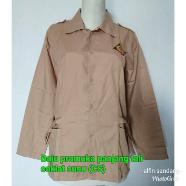 Jual baju pramuka wanita tali pj SD SMP SMA seragam sekolah  Indonesia|Shopee Indonesia