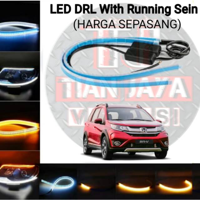 Lampu Alis Mobil Honda BRV Headlamp LED DRL Signal Sen 2 Warna Waterproof  High Quality Keren | Shopee Indonesia