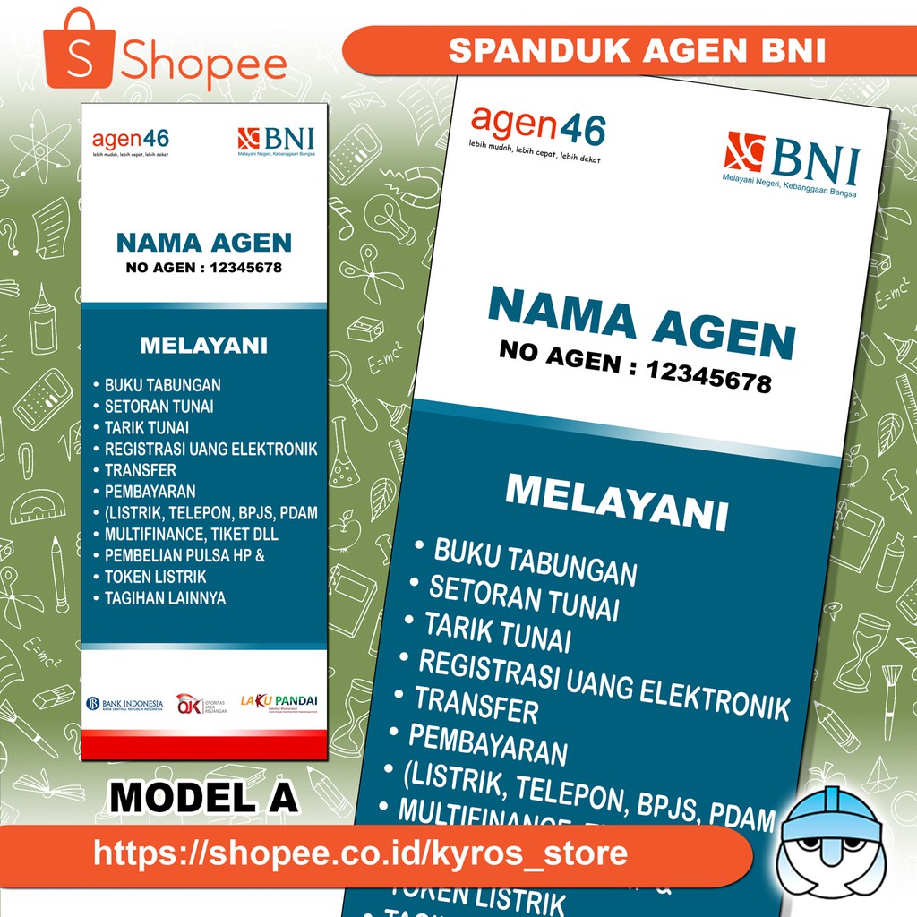Jual SPANDUK X BANNER AGEN BNI MURAH Indonesia|Shopee Indonesia