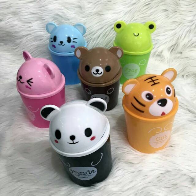 Tempat Sampah Mini Karakter / Tong Sampah Karakter Lucu Mini | Shopee  Indonesia