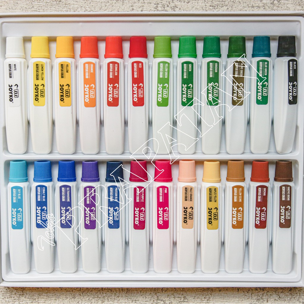 Titi Acrylic Paint / Cat Akrilik Titi set (24x12ml) | Shopee Indonesia