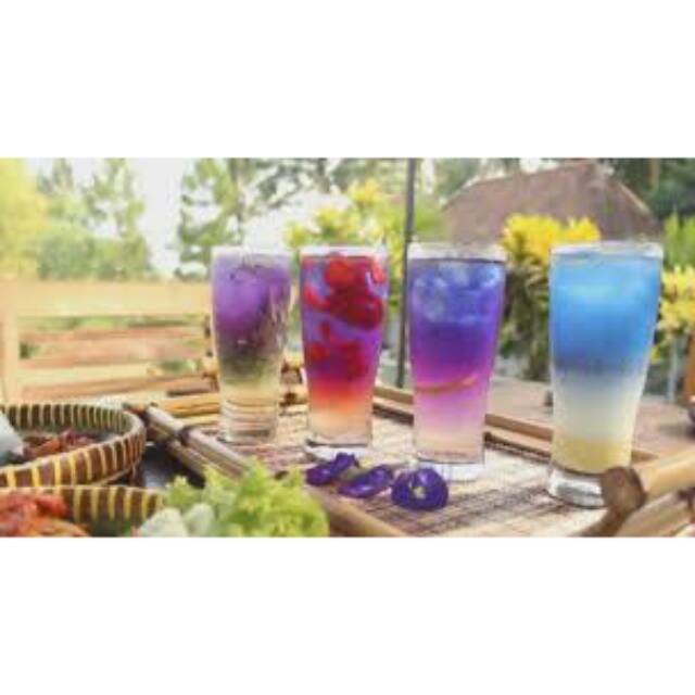 Pewarna Alami Biru Minuman Bunga Telang/Teh Biru (10gr | Shopee Indonesia