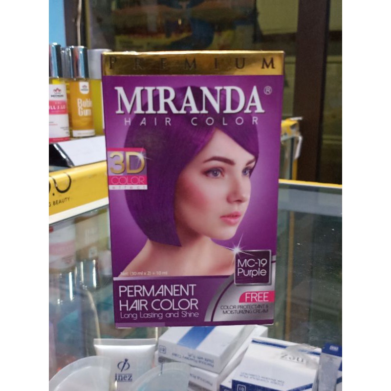 Miranda MC 19 Purple - Cat Rambut Miranda Warna Ungu | Shopee Indonesia
