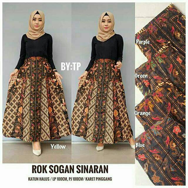 30 Model Baju  Batik  Bawahan Rok  Payung  Fashion Modern 