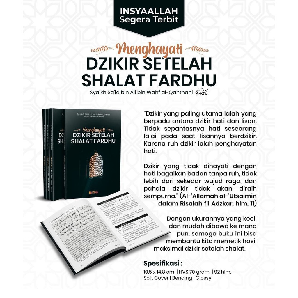 Buku Menghayati Dzikir Setelah Shalat Fardhu | Shopee Indonesia