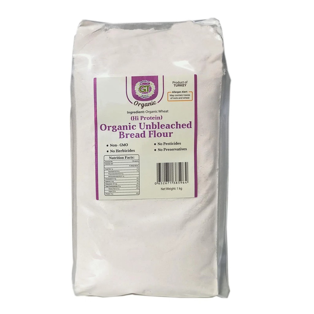 Gabrielle T Organic Unbleached Bread Flour 1kg - Tepung Roti | Shopee  Indonesia