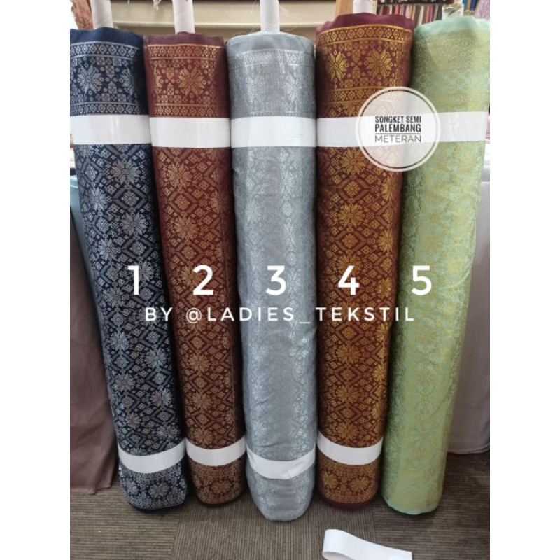 Jual KAIN SONGKET METERAN (harga per 1/2meter) Indonesia|Shopee Indonesia