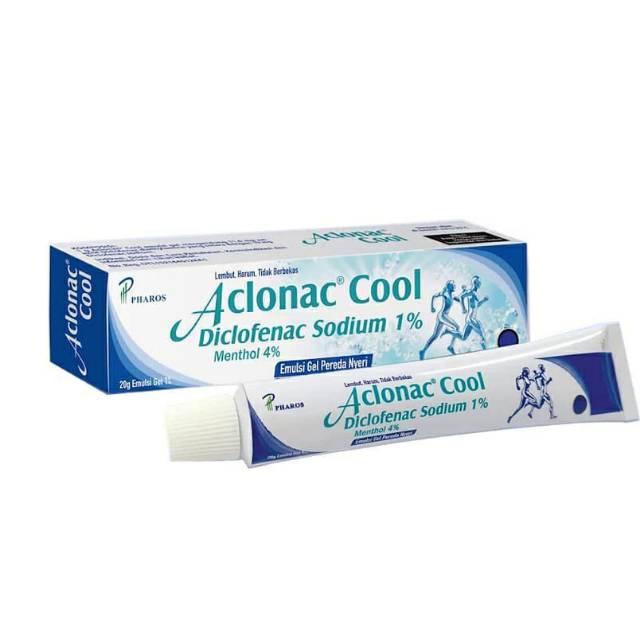 Jual ACLONAC COOL GEL 20 gr Pereda Nyeri Bengkak Indonesia|Shopee Indonesia