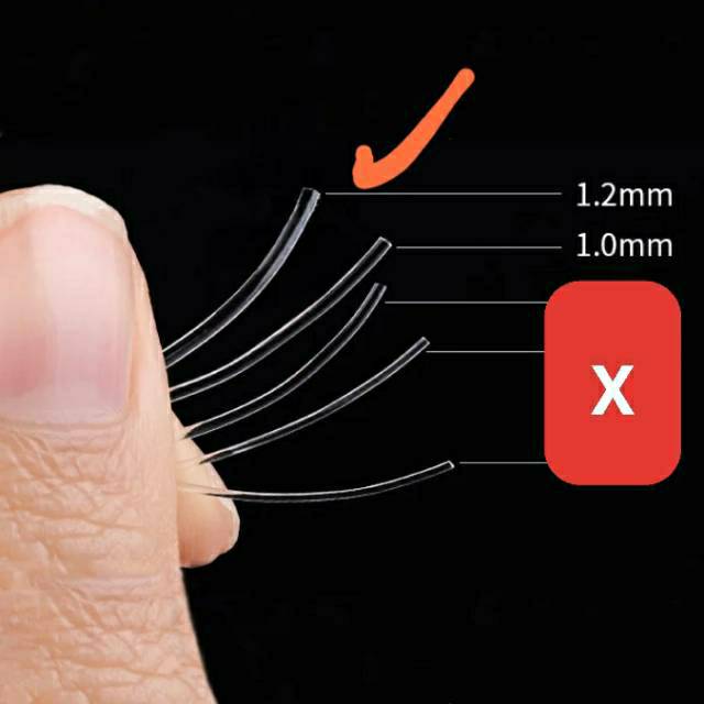 TALI - SENAR ELASTIS PENGGANTI / CADANGAN UNTUK KALUNG DAN GELANG KESEHATAN  UKURAN DIAMETER 1.2 MM | Shopee Indonesia