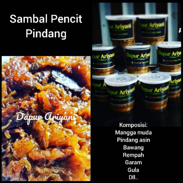 Sambal Pencit ikan asin | Shopee Indonesia