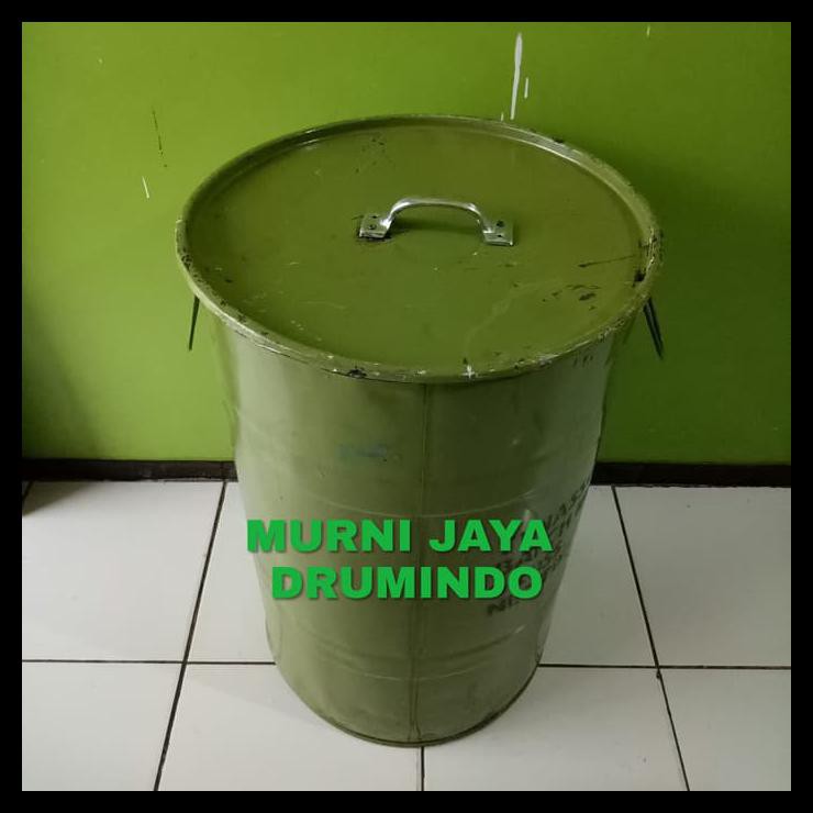 Drum Kaleng / Tong Sampah Besi / Drum Besi Bekas 60 Liter | Shopee Indonesia