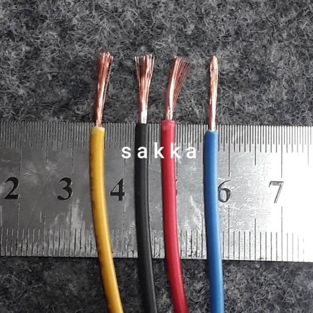 Jual Kabel Serabut Tunggal NYAF kabel body per 1 meter Indonesia|Shopee  Indonesia
