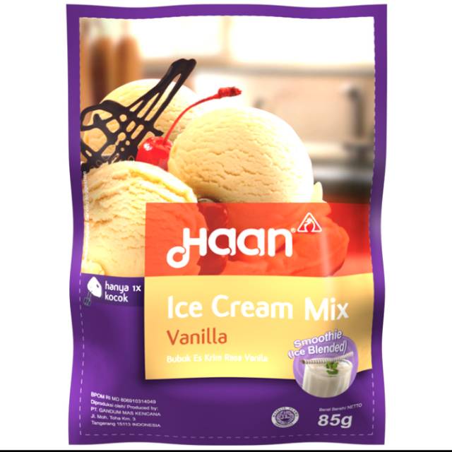 Jual ICE CREAM INSTAN HAAN RASA VANILLA Indonesia|Shopee Indonesia